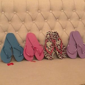 Havaianas Slim Flip Flops 4 PAIR!! Sz 41-42